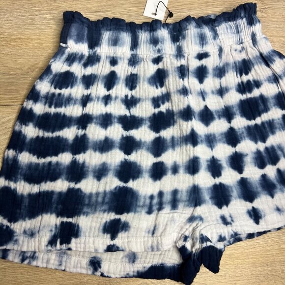 NWT BB Dakota Steve‎ Madden Brushed Cotton Tie Dye Pull On Shorts Lightweight S - Picture 2 of 7